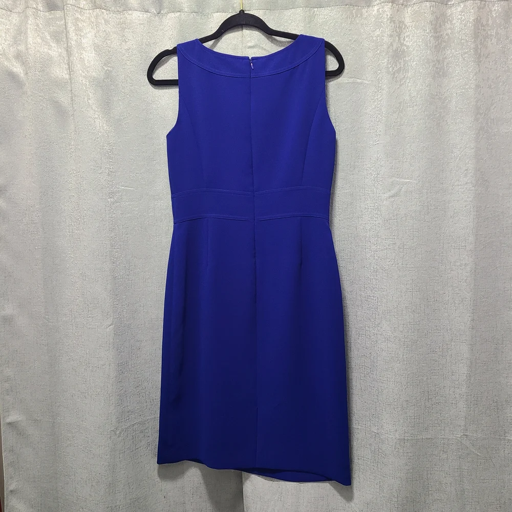 Tahari Royal Blue‎ Midi Dress - Picture 2 of 9
